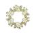Gold plated cubic zircon wreath saree pin