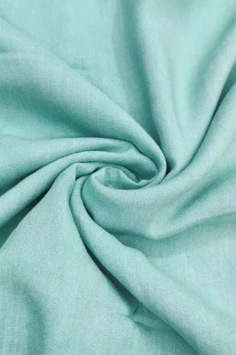 Blue cotton silk embellished unstitched dress material