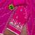 Magenta cotton silk embroidered unstitched dress material