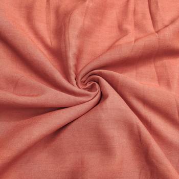 Peach banarasi embellished unstitched dress material 4