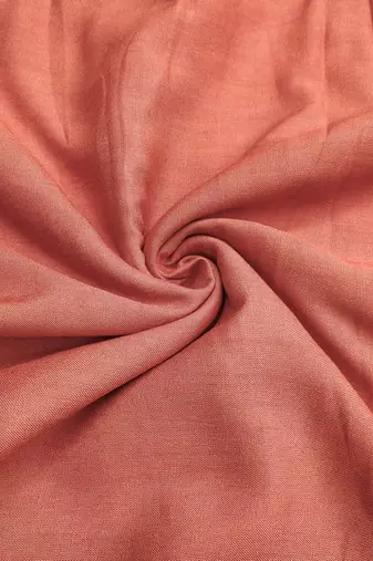 Peach banarasi embellished unstitched dress material
