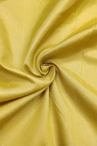 Yellow shimmer banarasi embellished unstitched dress material