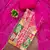 Magenta viscose banarasi embellished unstitched dress material