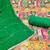 Green viscose banarasi embellished unstitched dress material