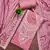 Pink modal chanderi embroidered unstitched dress material