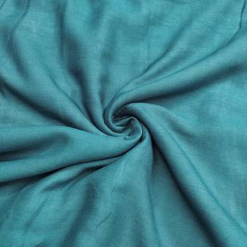 Blue modal chanderi embroidered unstitched dress material 4