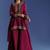 maroon cotton kurta sharara set with embroidery