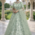 Sea Green Color Embroidery Sequins Work Diamon Silk Lehenga Choli Dupatta Set