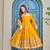 Yellow Embroidery Work Suit With Dupatta Wedding wear Gown Suit Set