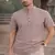 Purple color jaquard butta work linen cotton short kurta