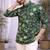 Green color printed cotton short kurta payjama set