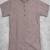 Purple color jaquard butta work linen cotton short kurta