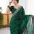 Women's rangoli silk traditional motiff embroidered saree with blouse piece