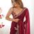 Women's rangoli silk floral embroidered saree with blouse piece