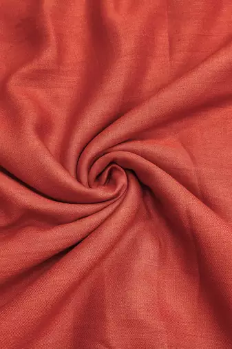 Rust viscose embroidered unstitched dress material