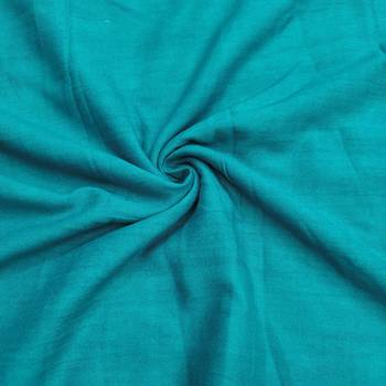 Blue viscose embroidered unstitched dress material 4