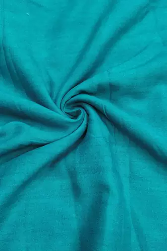 Blue viscose embroidered unstitched dress material