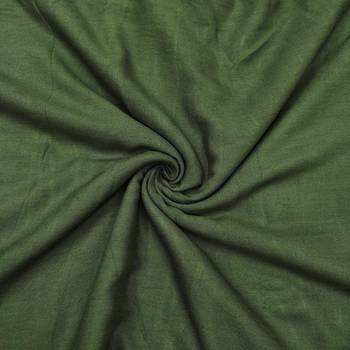 Green viscose embellished unstitched dress material 4