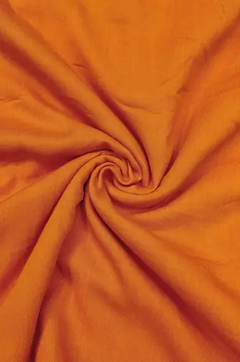 Mustard viscose embellished unstitched dress material