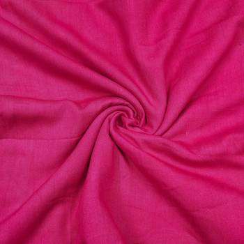 Magenta viscose embellished unstitched dress material 4
