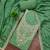 Green modal chanderi embroidered unstitched dress material