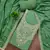 Green modal chanderi embroidered unstitched dress material