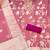 Pink cotton silk woven design unstitched dress material