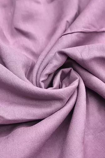 Lavender cotton silk embroidered unstitched dress material