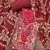 Maroon viscose embellished unstitched dress material