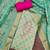 Sea green premium jacquard embellished unstitched dress material