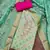 Sea green premium jacquard embellished unstitched dress material