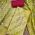 Parrot green premium jacquard embellished unstitched dress material