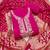 Magenta roman cotton embroidered unstitched dress material