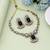 Black color kundan necklace set