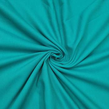 Turquoise roman cotton embroidered unstitched dress material 4