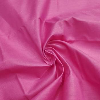 Pink cotton silk embroidered unstitched dress material 4