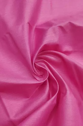 Pink cotton silk embroidered unstitched dress material