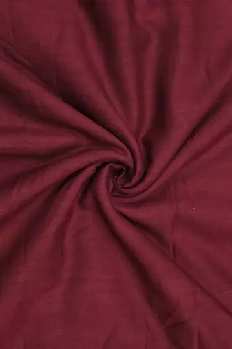 Maroon cotton silk woven unstitched dress material