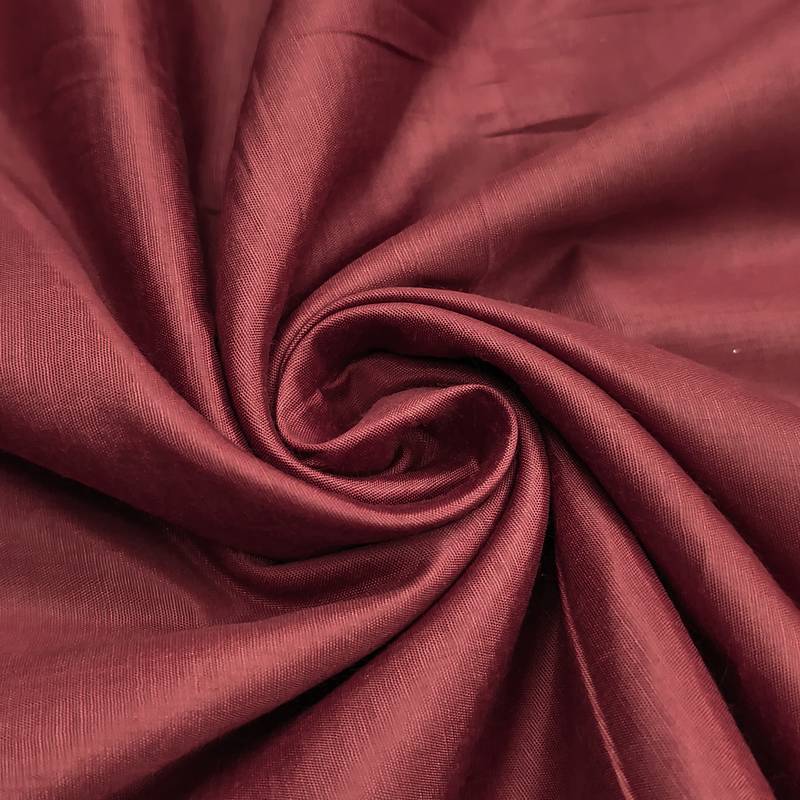 Maroon cotton silk embellished unstitched dress material