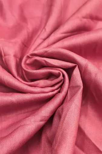Pink rayon cotton printed unstitched dress material