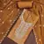Mustard viscose georgette embroidered unstitched dress material