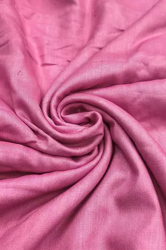 Pink rayon cotton embellished unstitched dress material