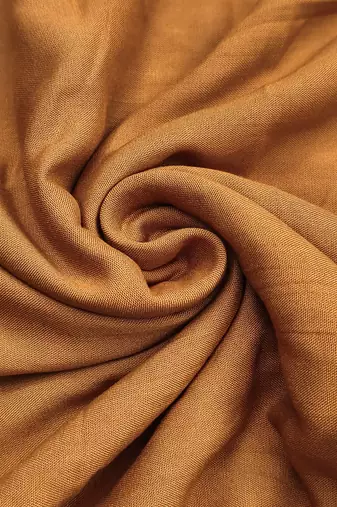Mustard viscose georgette embroidered unstitched dress material