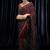 Wine burgundy heavy sequin saree