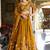 Mustard Embroidered Treditional Lahenga Choli With Blouse