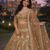 Beige Color Sequins Coding Work Net Lehenga 