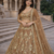 Beige Color Sequins Coding Work Net Lehenga 