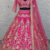Rani PInk Color Sequins Coding Work Net Lehenga 