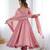 Gmy silk dusty rose anarkali gown