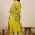 Green women kurta pant dupatta set
